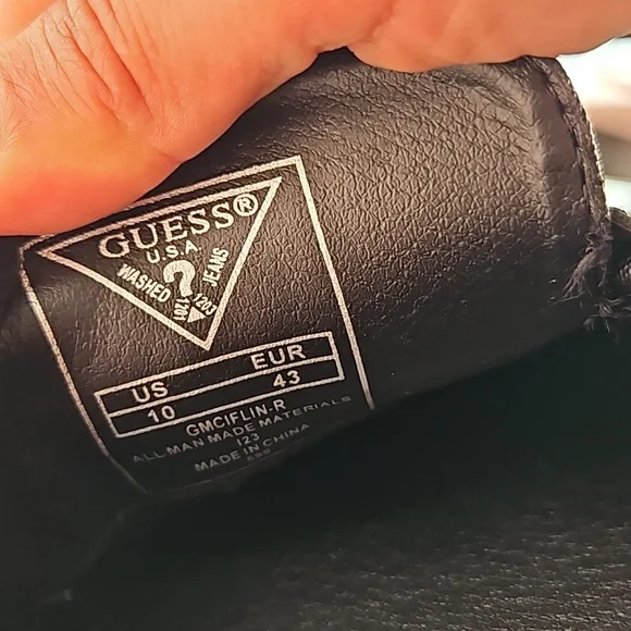 Guess Black Ciflin Loafers Dress Shoes Slip-On Size 10M - Picture 13 of 13